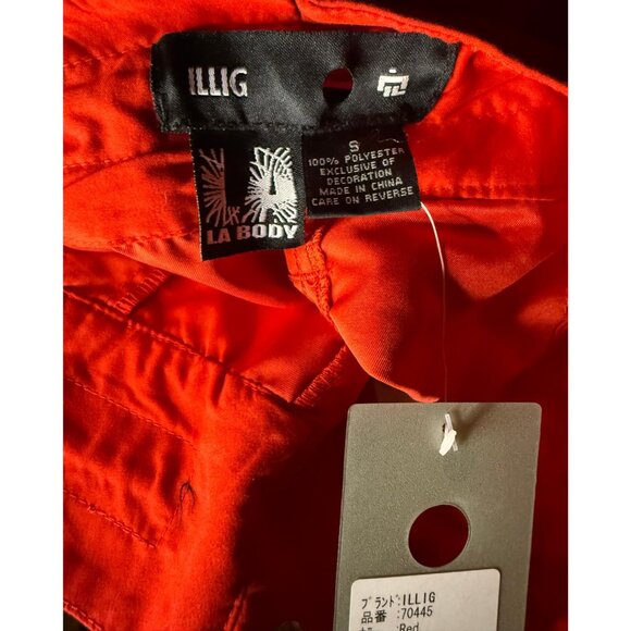 ILLIG x LA Body Red Grunge Goth Harem Shorts Mens S 10" Hip Hop NWT RARE - Picture 5 of 8